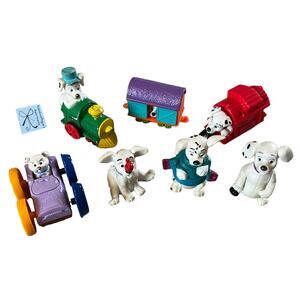 Disney 101 and 102 Dalmatian Misc Toys 7-Count Bundle
